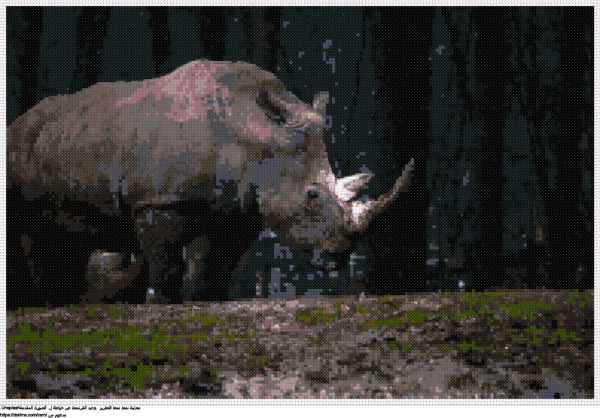   .وحيد القرننمط عبر خياطة ل تصميم تطريز مجاني 