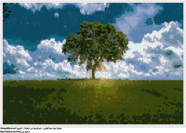   .شجرةنمط عبر خياطة ل تصميم تطريز مجاني 