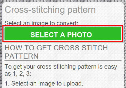 Guide to create cross-stitching designs on your own